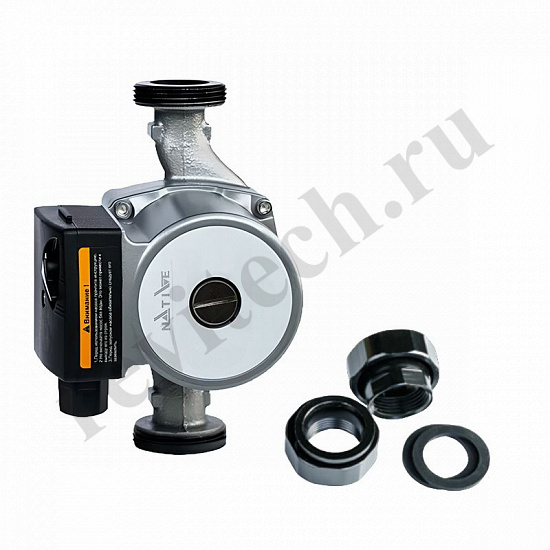 Насос циркуляционный Native NOZ 30/7,5 EM (1х220В; 0,18кВт), с гайками, L180 (артикул 2479450)